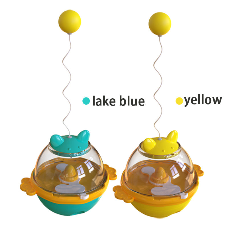 Guardians Tumbler Pet Toy Cat Leaky Food Toy Interactive Dog Cat Toy Food Treat Dispensing Toys, Slow Feeder Treat Ball For Pets Increases IQ Interests In Play