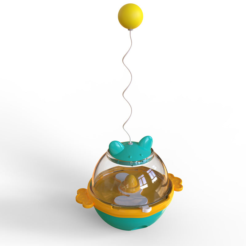 Guardians Tumbler Pet Toy Cat Leaky Food Toy Interactive Dog Cat Toy Food Treat Dispensing Toys, Slow Feeder Treat Ball For Pets Increases IQ Interests In Play