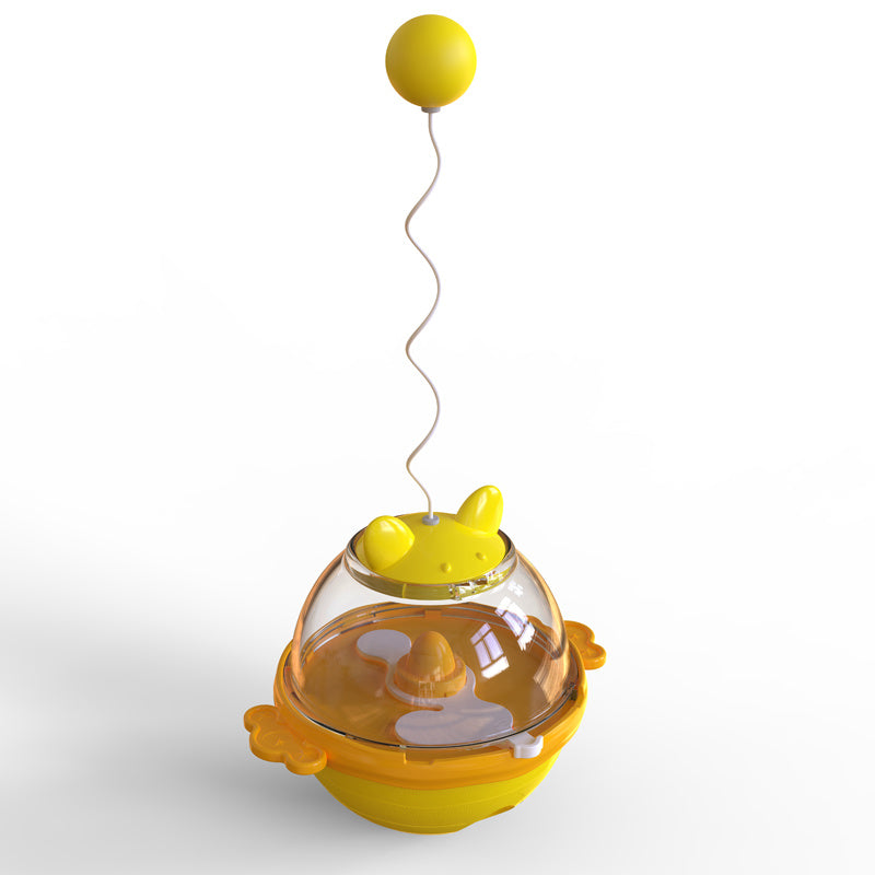 Guardians Tumbler Pet Toy Cat Leaky Food Toy Interactive Dog Cat Toy Food Treat Dispensing Toys, Slow Feeder Treat Ball For Pets Increases IQ Interests In Play