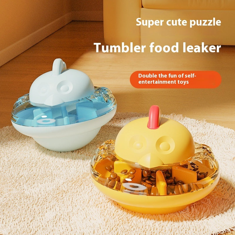 Pet Leakage Food Feeder Leak-proof Press